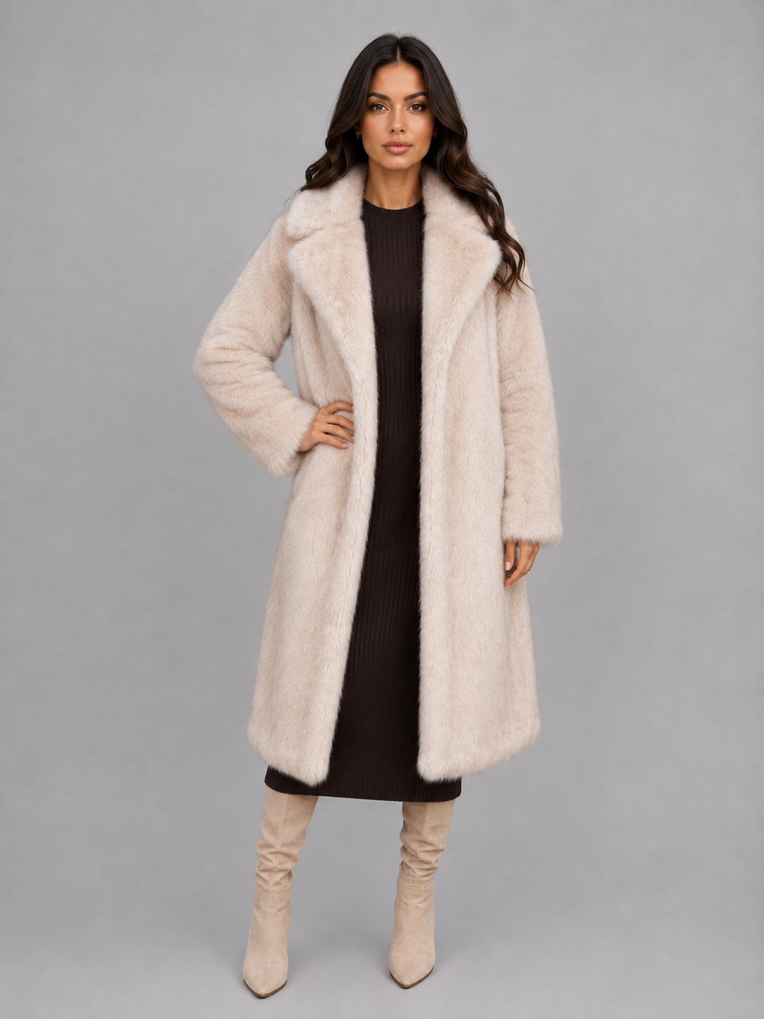 Coat in Cream