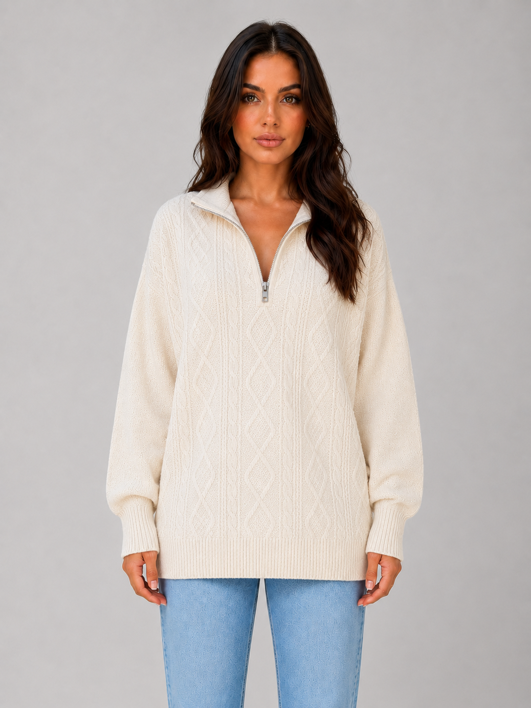Sweater in Cream