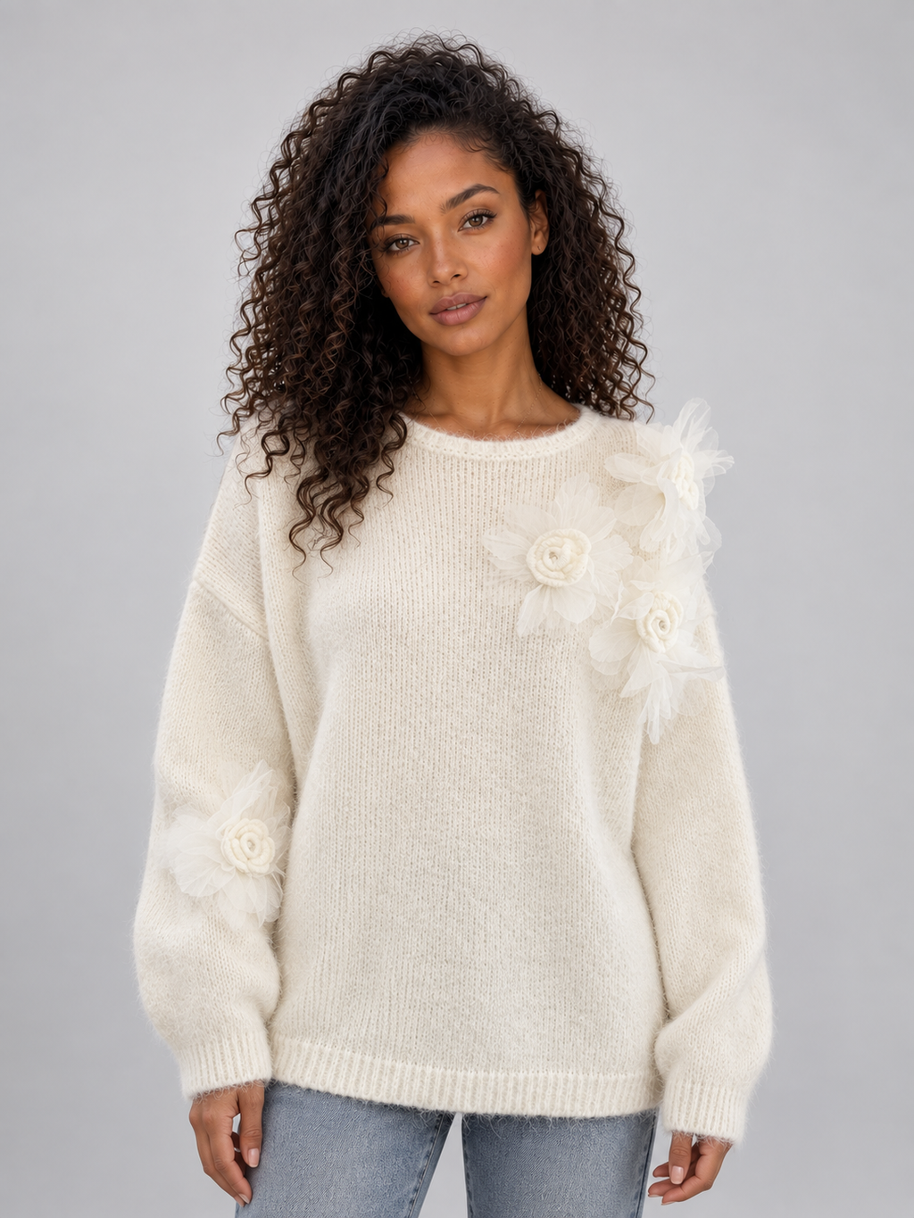 Sweater in Cream