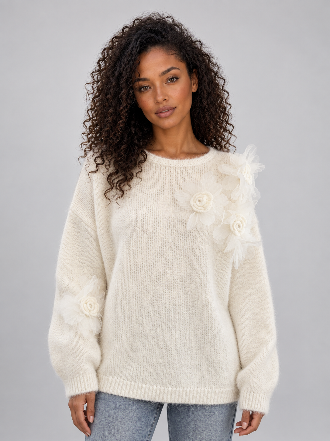 Sweater in Cream
