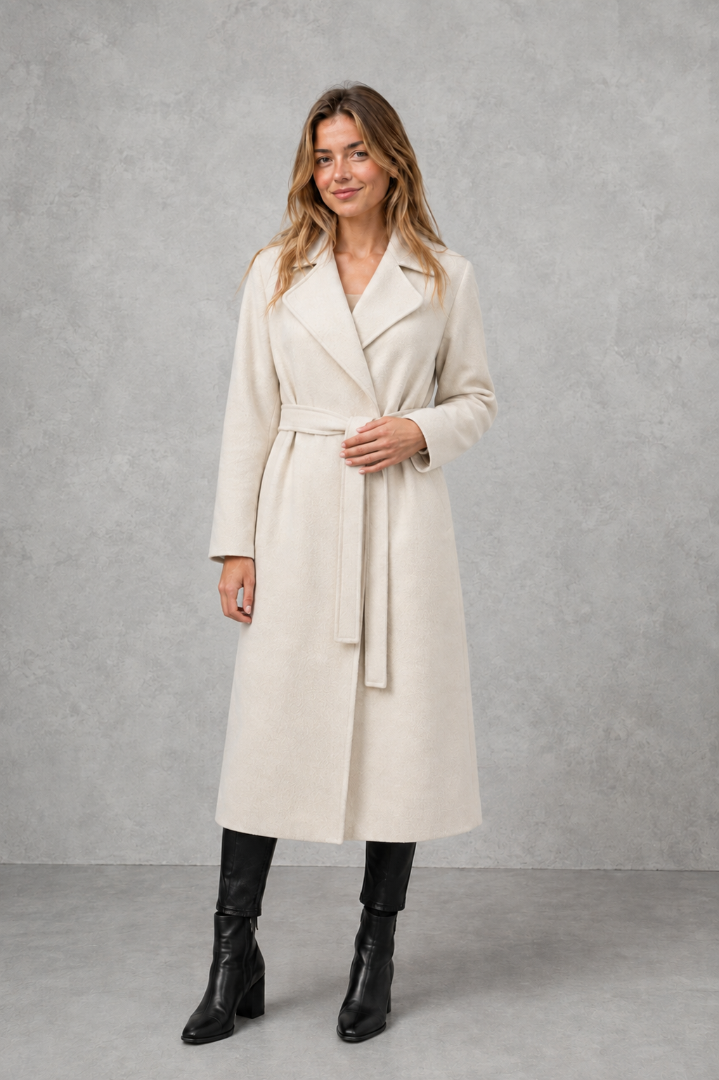 Coat in Cream