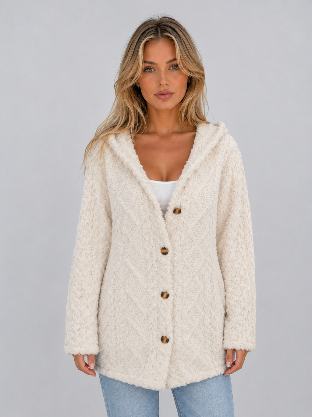 Cardigan in Cream