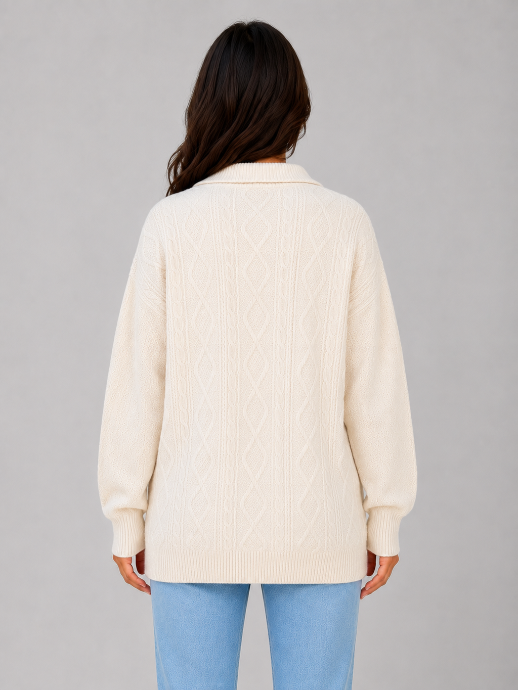 Sweater in Cream