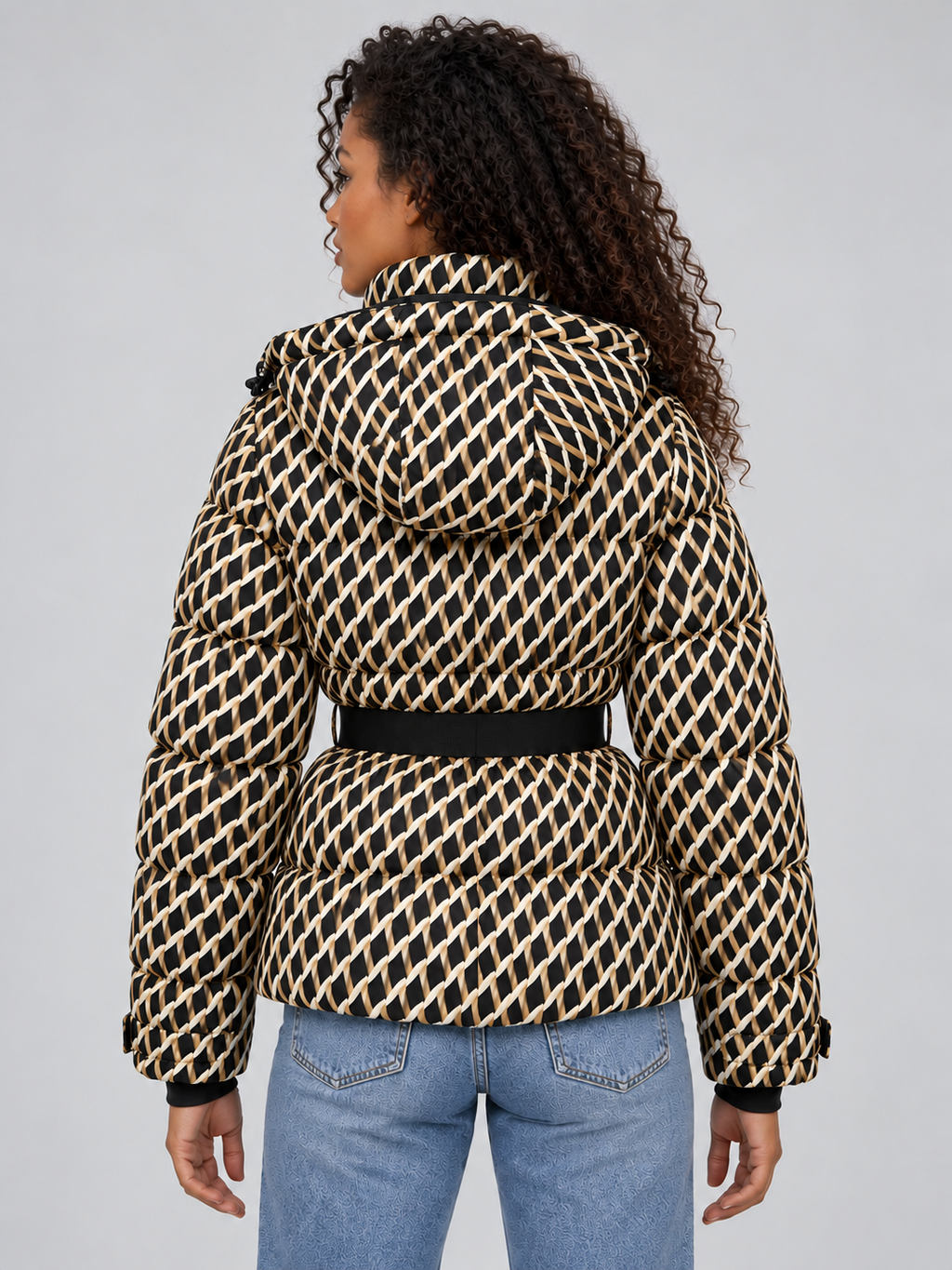 Puffer Jacket in Cream