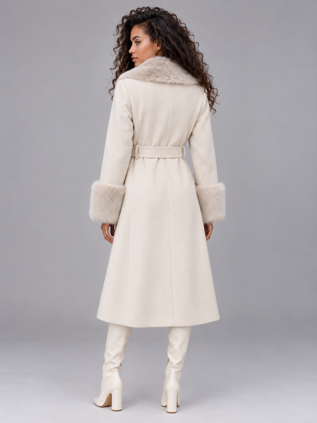 Coat in Cream