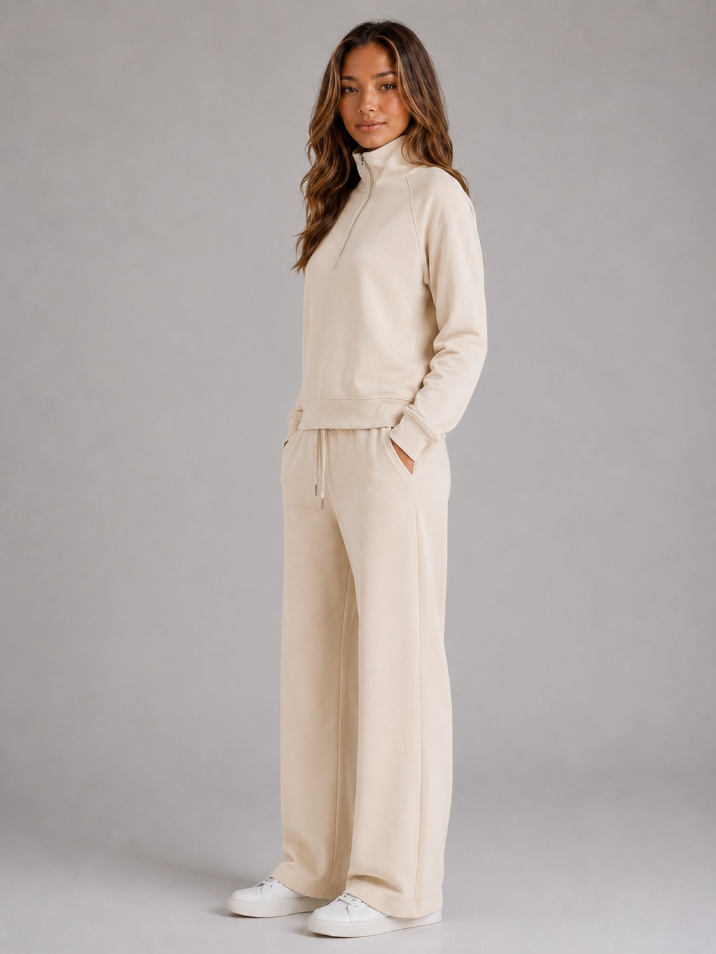 Women's Lounge Set in Cream