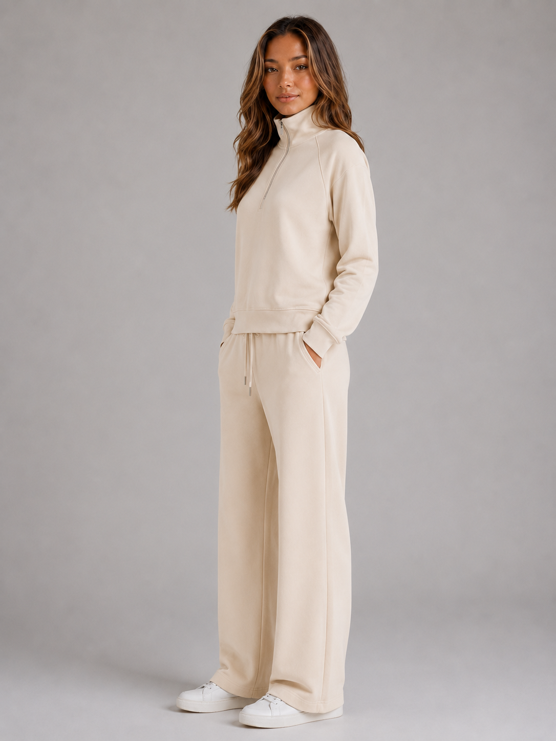Women's Lounge Set in Cream