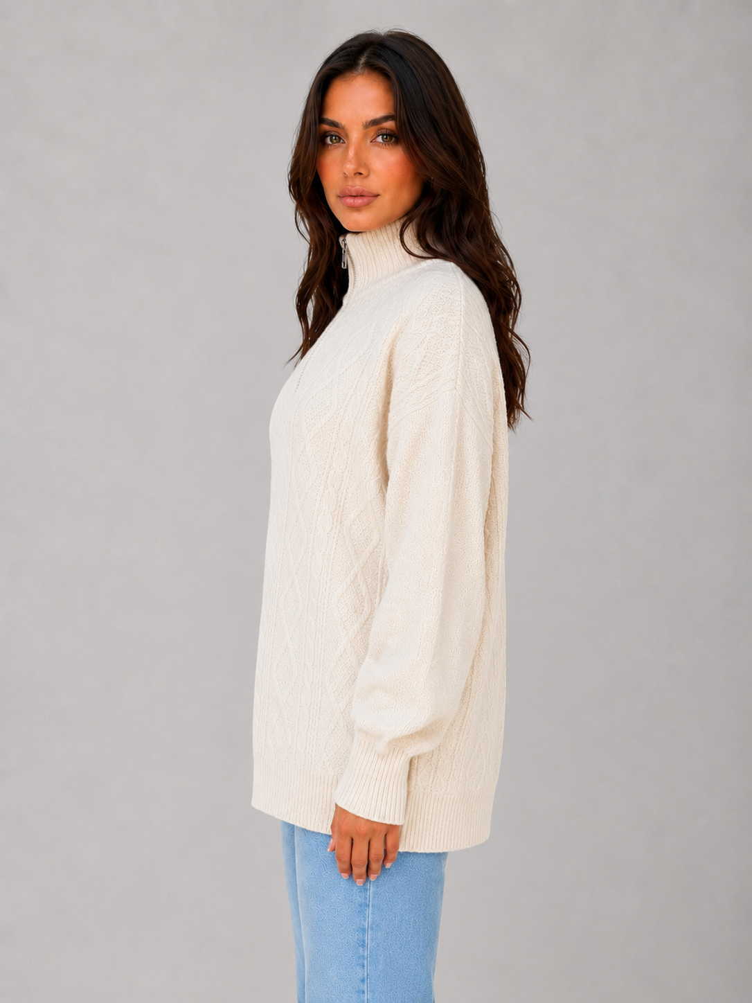 Sweater in Cream