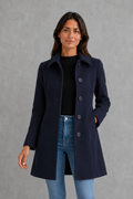 Coat in Dark Blue
