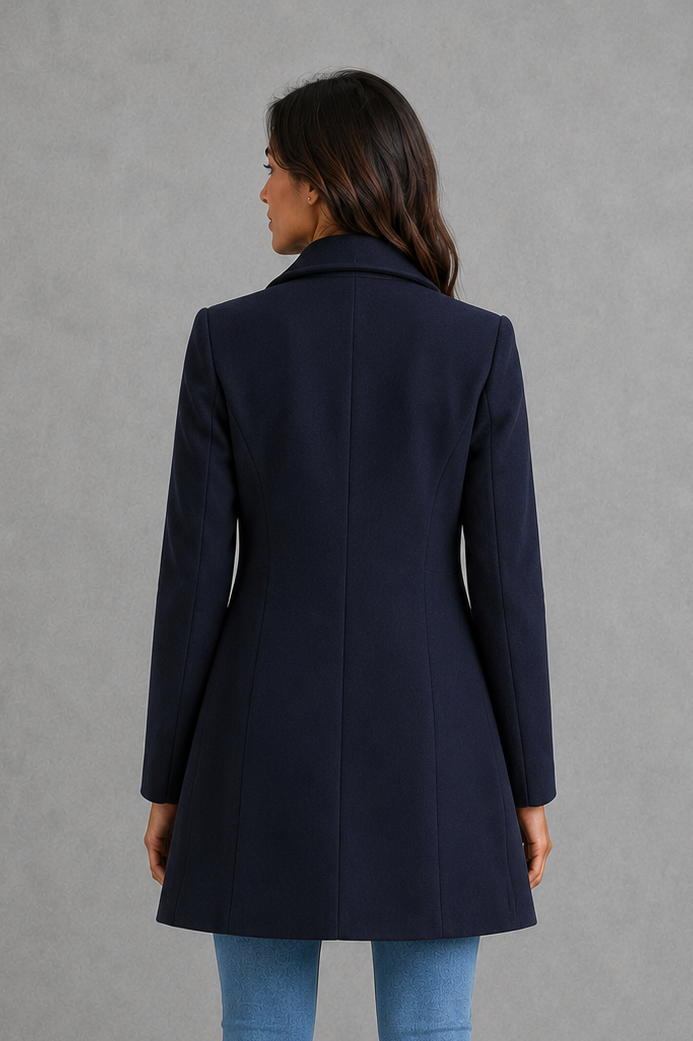 Coat in Dark Blue