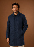 Men's Classic Trench Coat Lightweight Water-Resistant Jacket | Nero & Luya