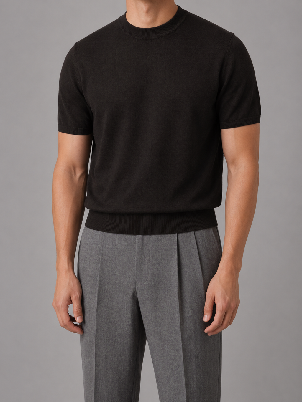 T-Shirt in Dark Brown