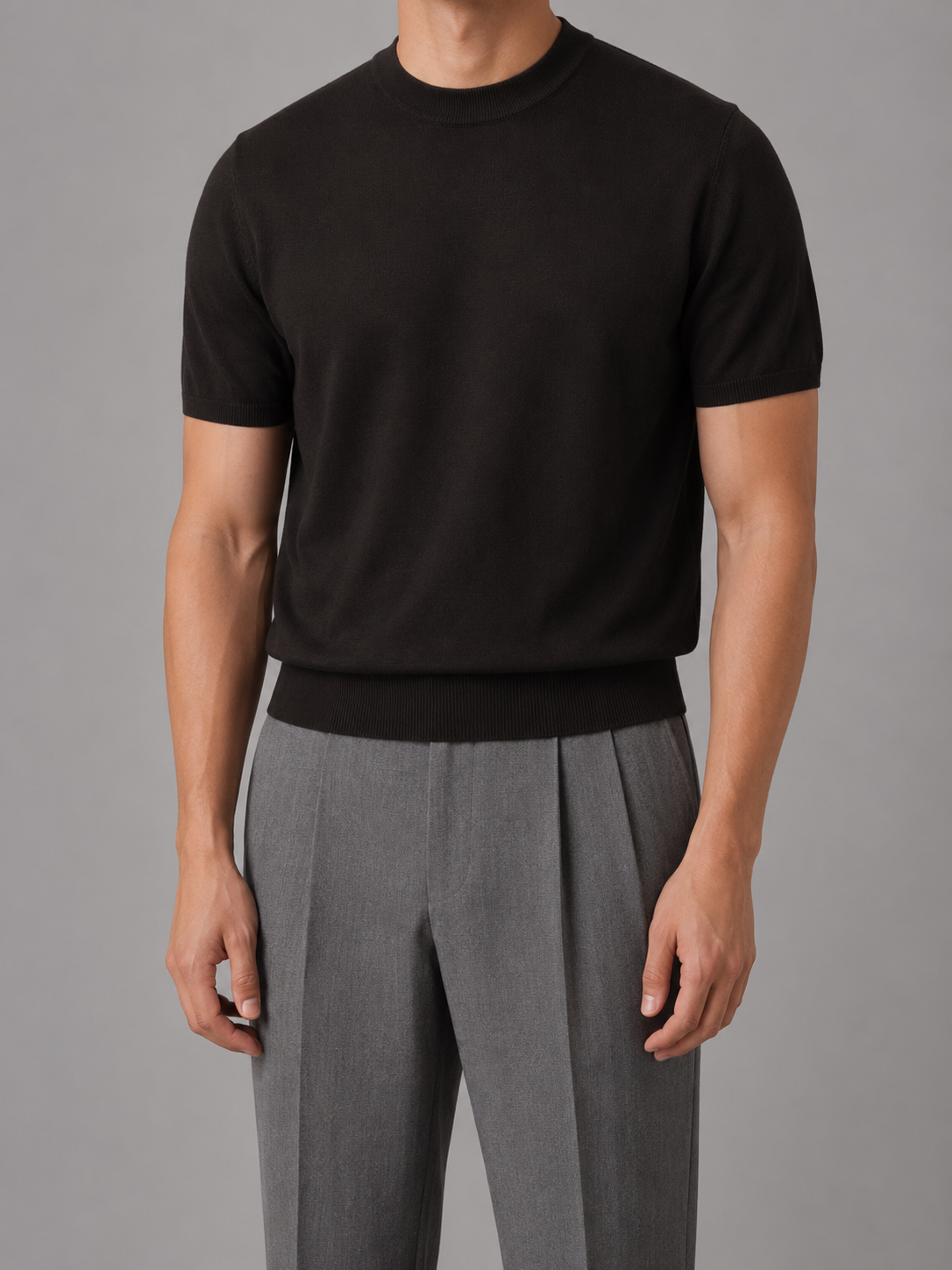 T-Shirt in Dark Brown