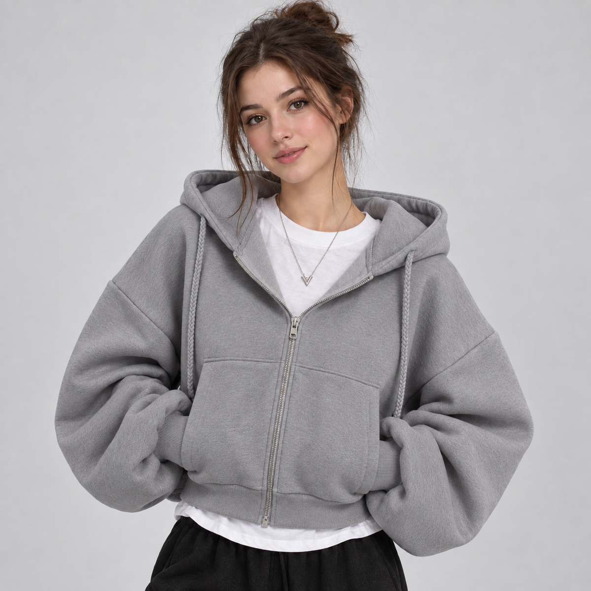 Hoodie in Dark Gray
