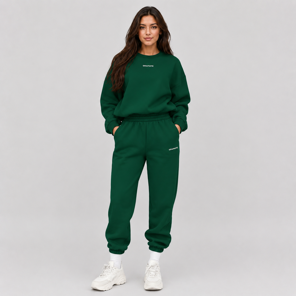 Sweatshirt in Dark Green