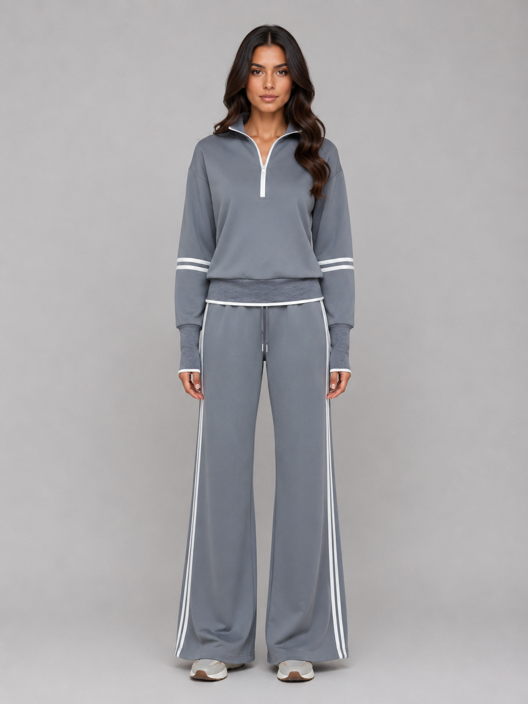 Women's Lounge Set in Dark Grey