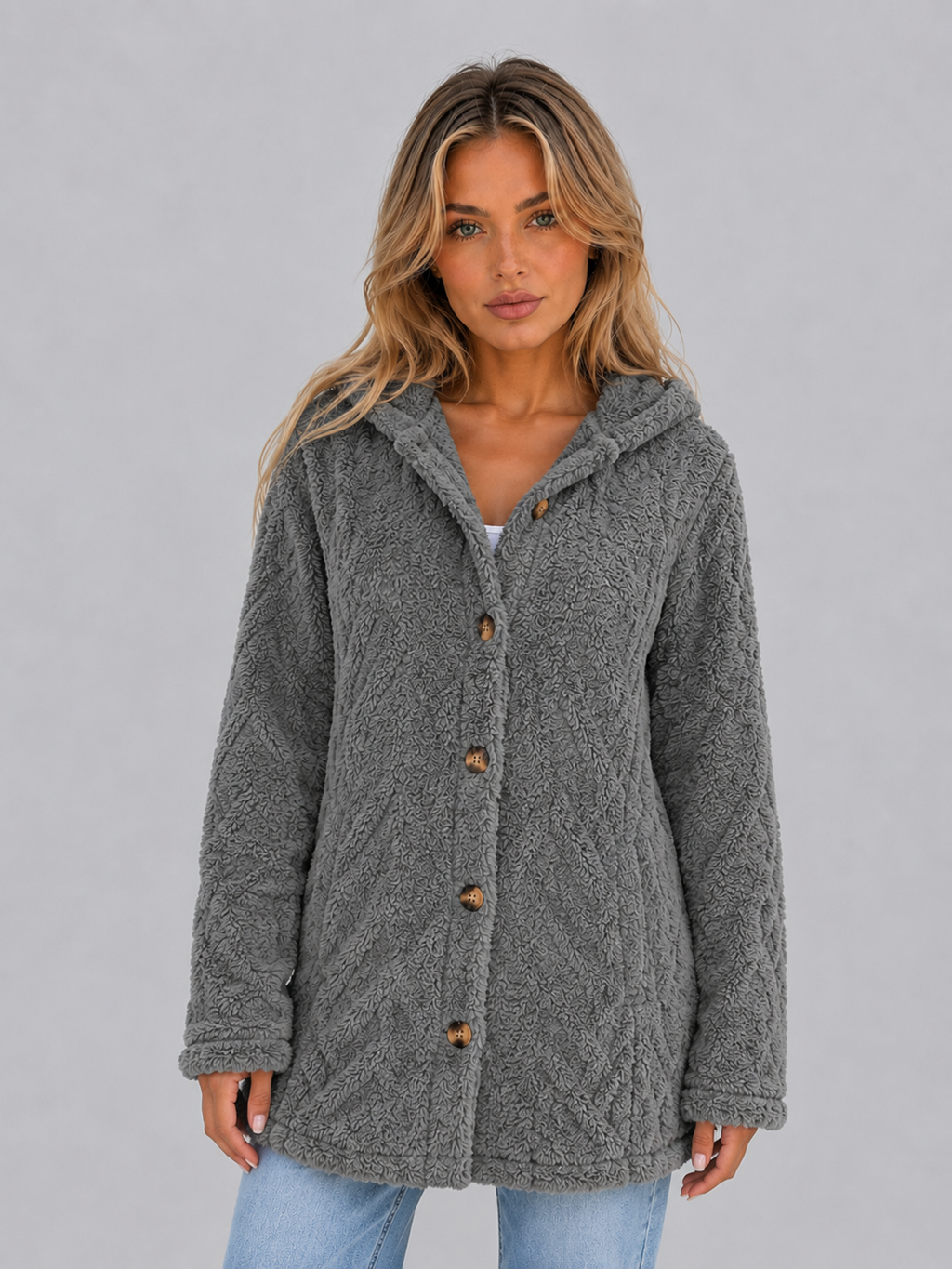 Cardigan in Dark Grey