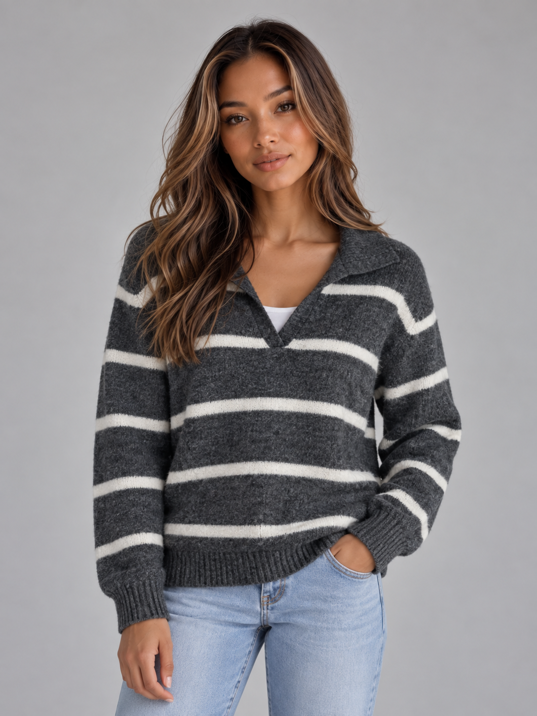 Sweater in Dark Grey
