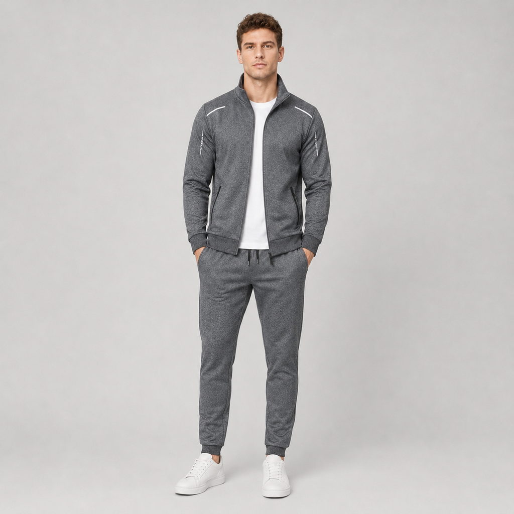 Tracksuit Set in Dark Grey