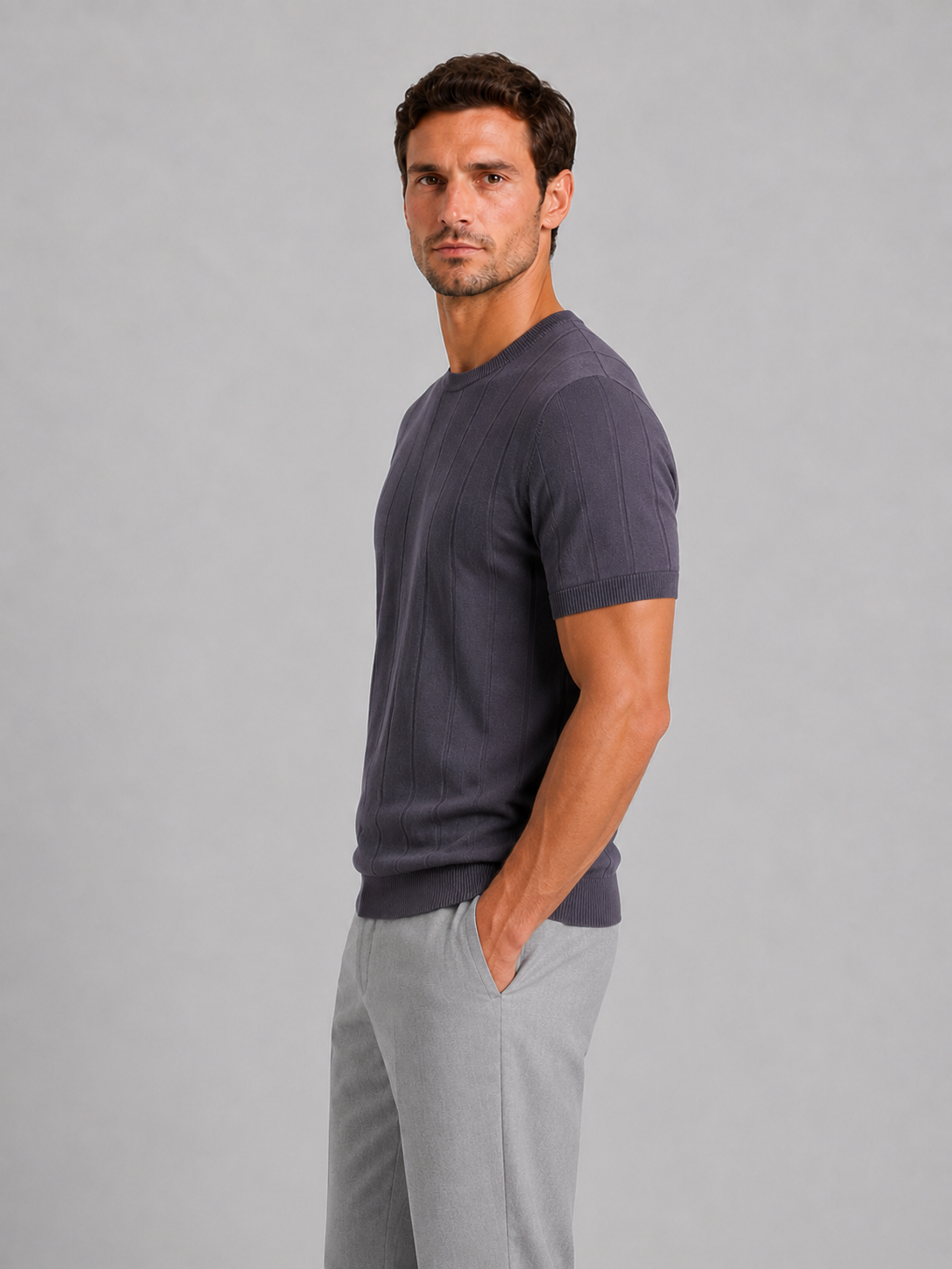 T-Shirt in Dark Grey