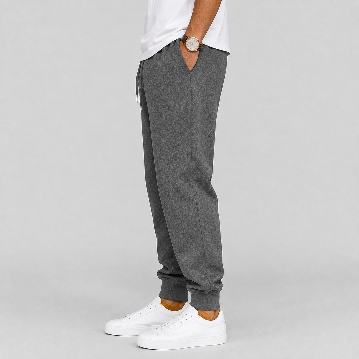 Pants in Dark Grey