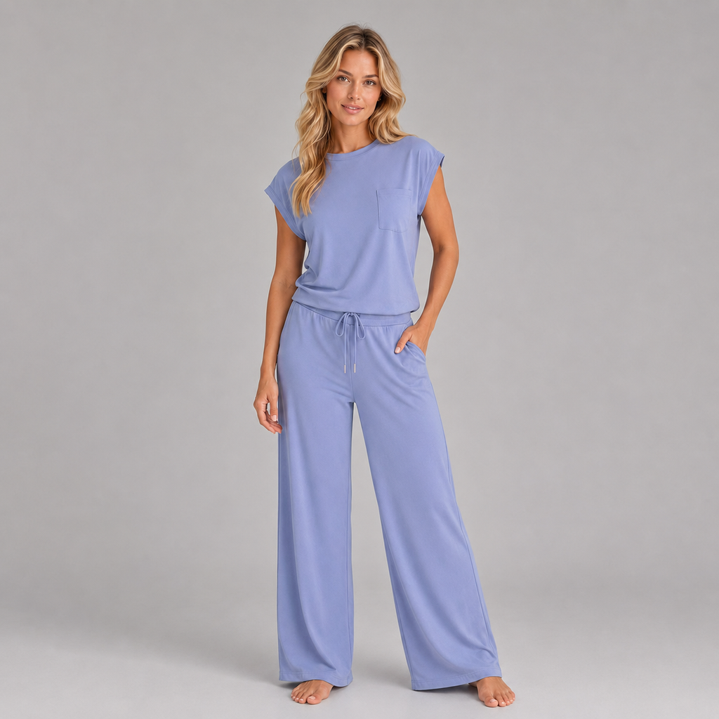 Lounge Set in Dusty Blue