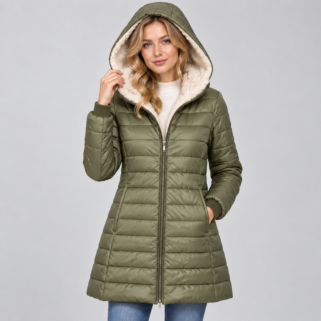Coat in Fern Green