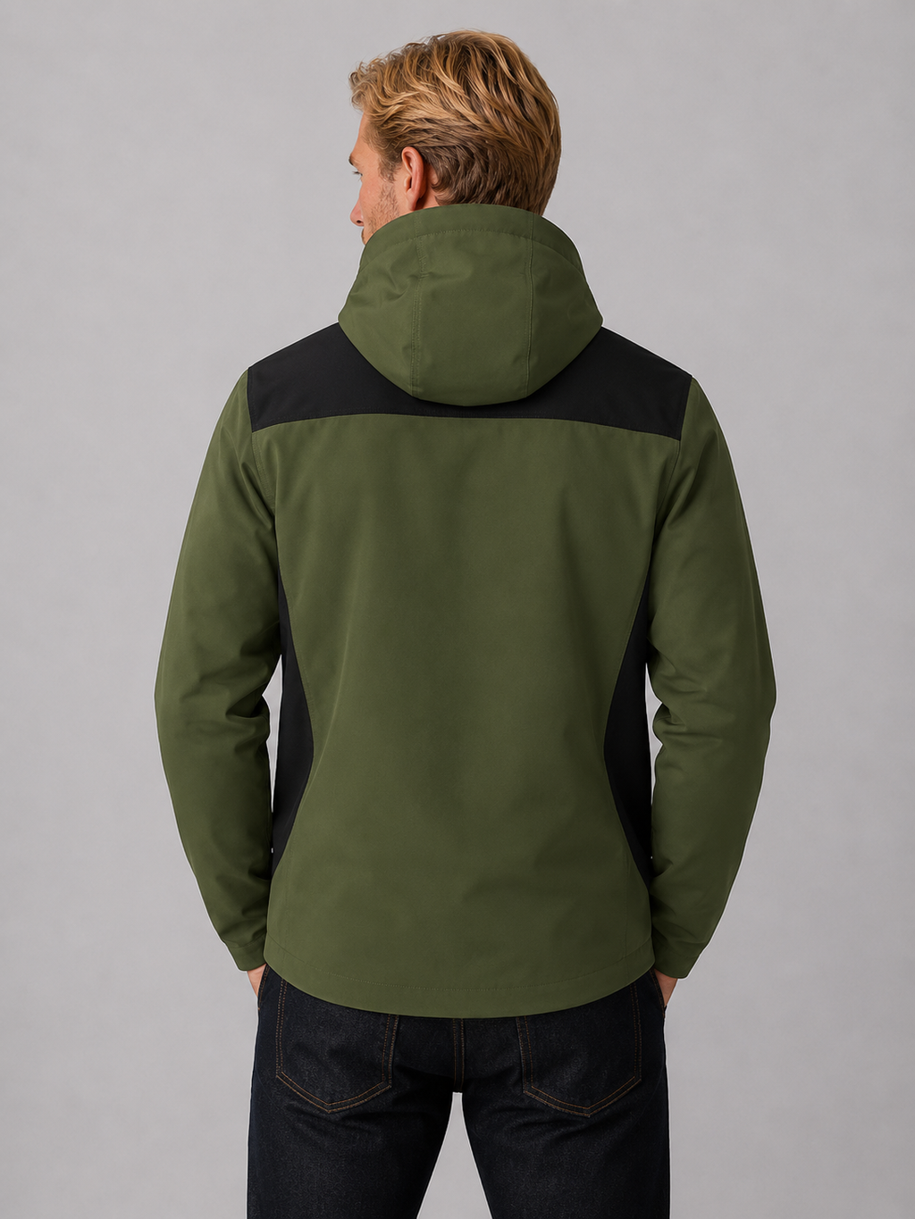 Windbreaker Jacket in Forest Green