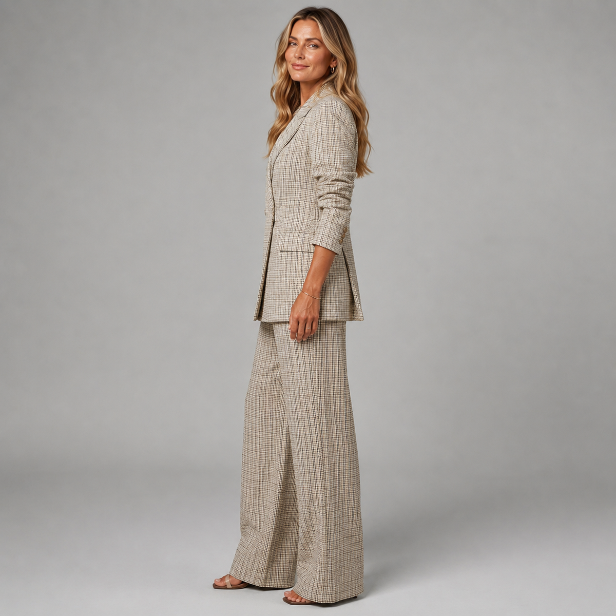 Suit Set in Khaki