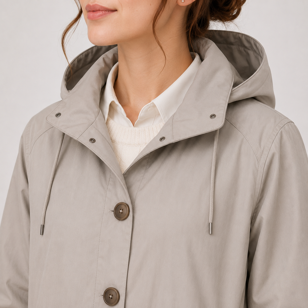Women's Coat in Gray