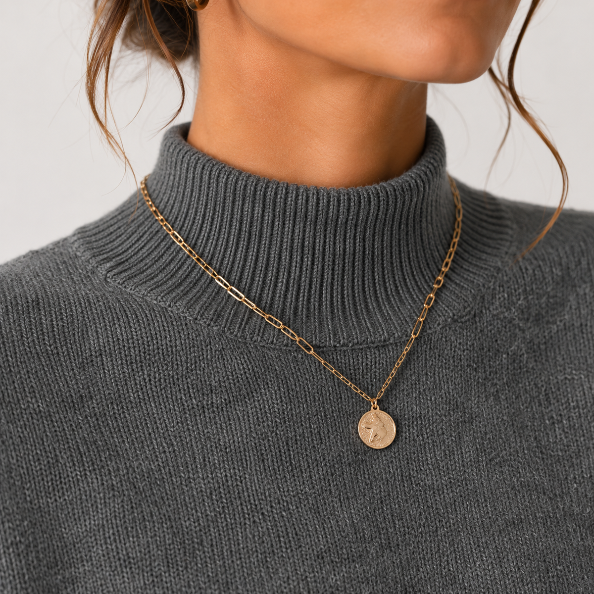 Turtleneck in Gray