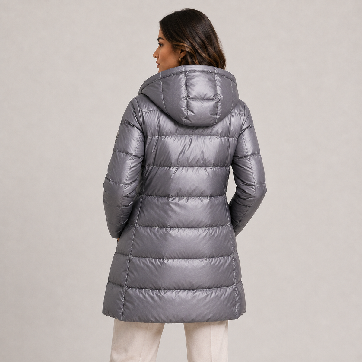 Women's Puffer Jacket in Gray