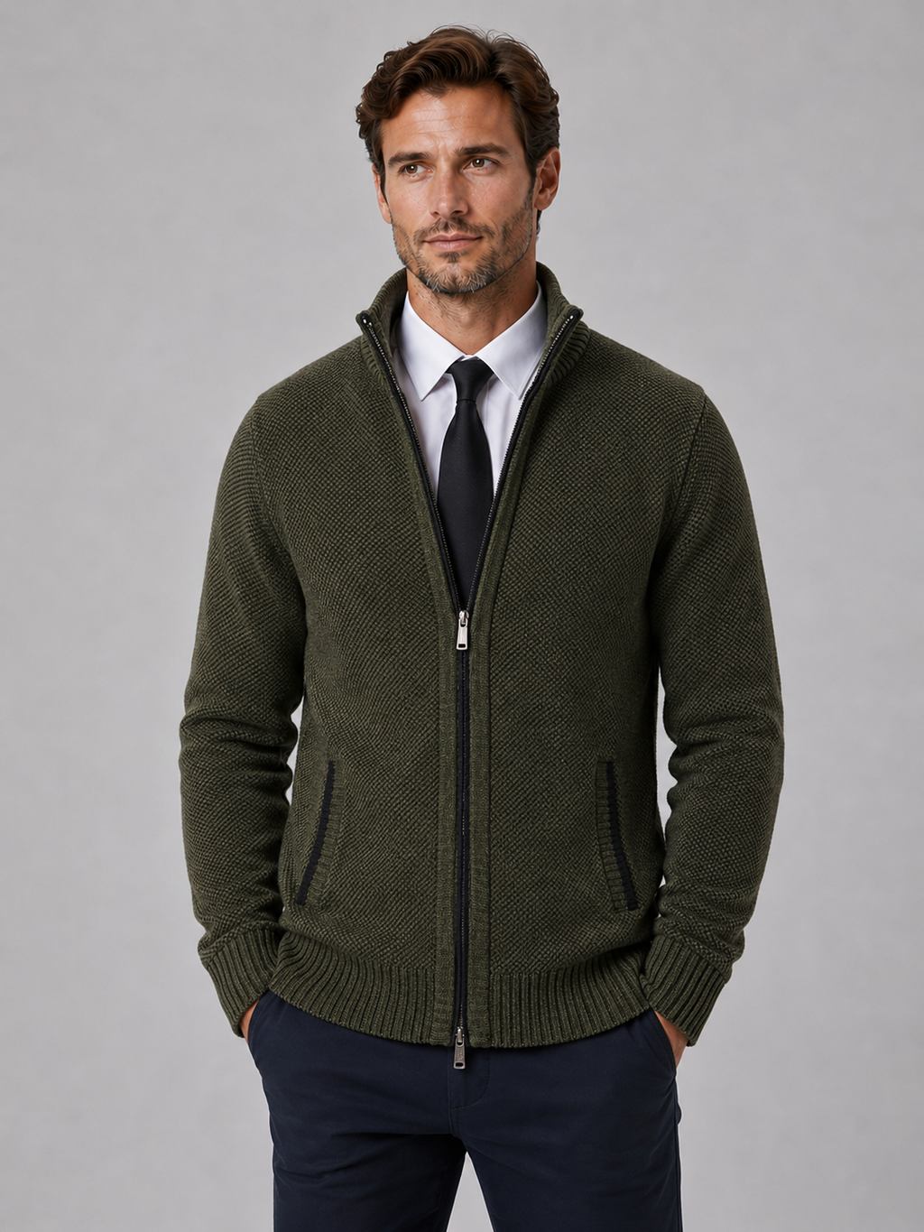 Cardigan in Green