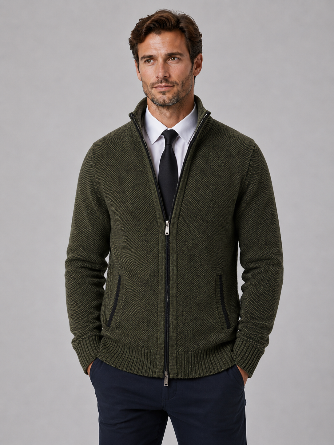 Cardigan in Green