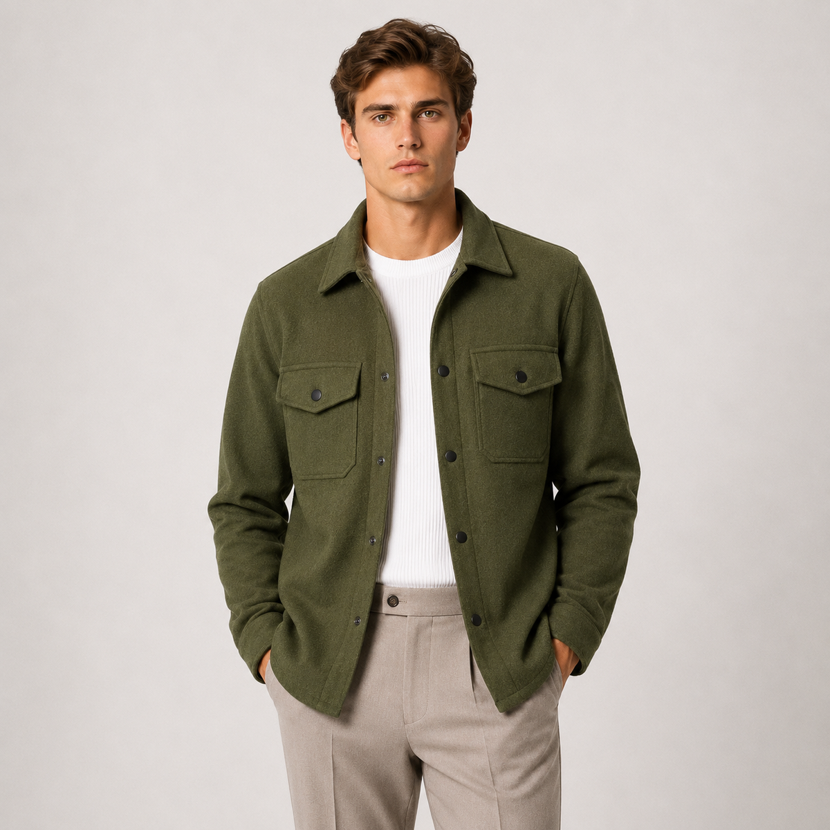 Men's Jacket in Green