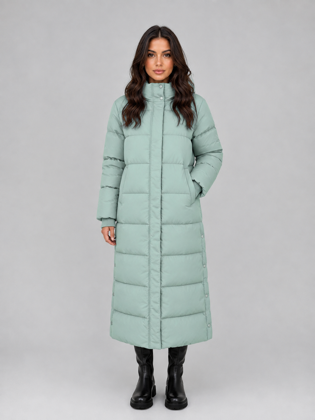 Puffer Jacket in Green