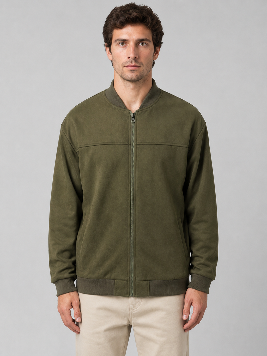 Bomber Jacket in Green