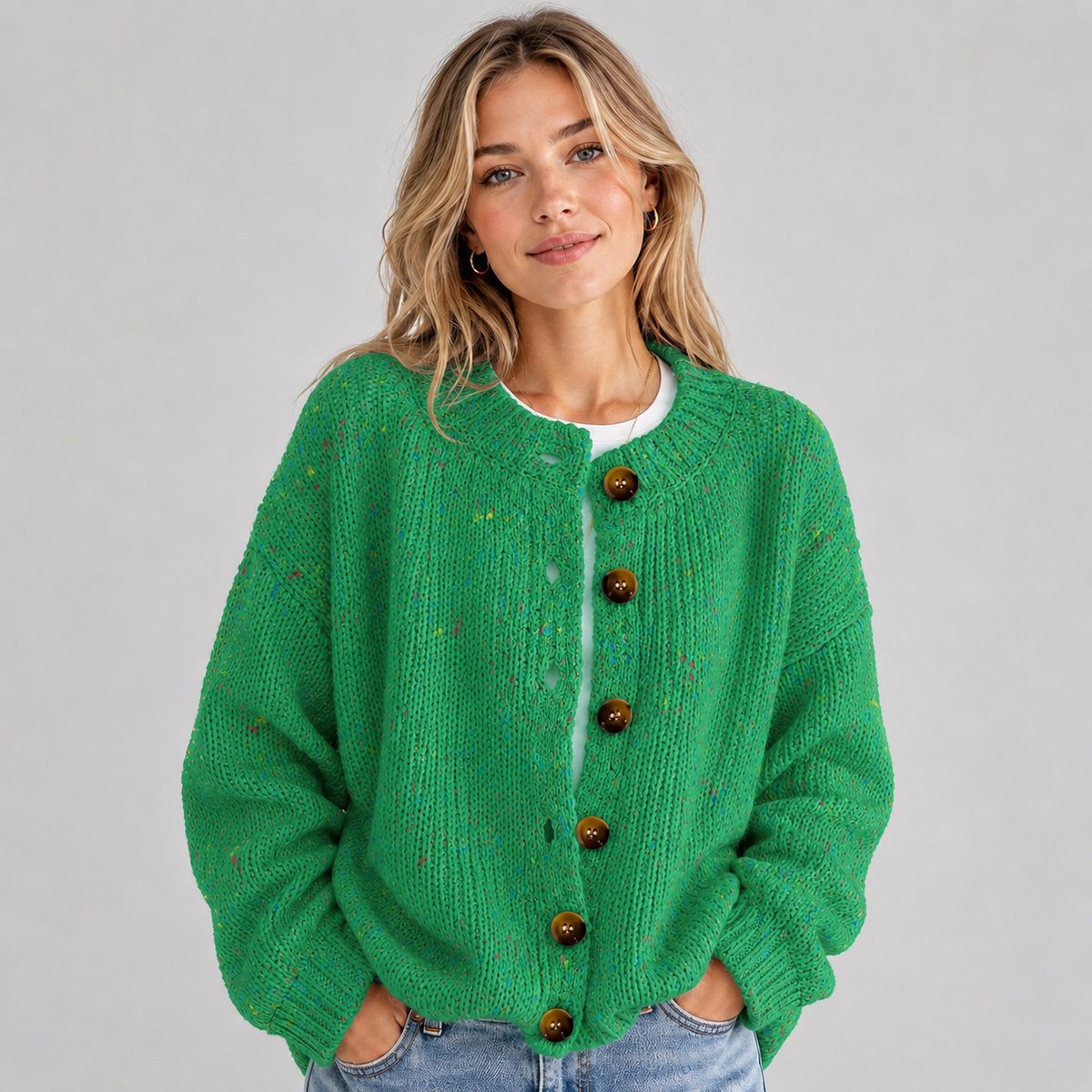 Cardigan in Green