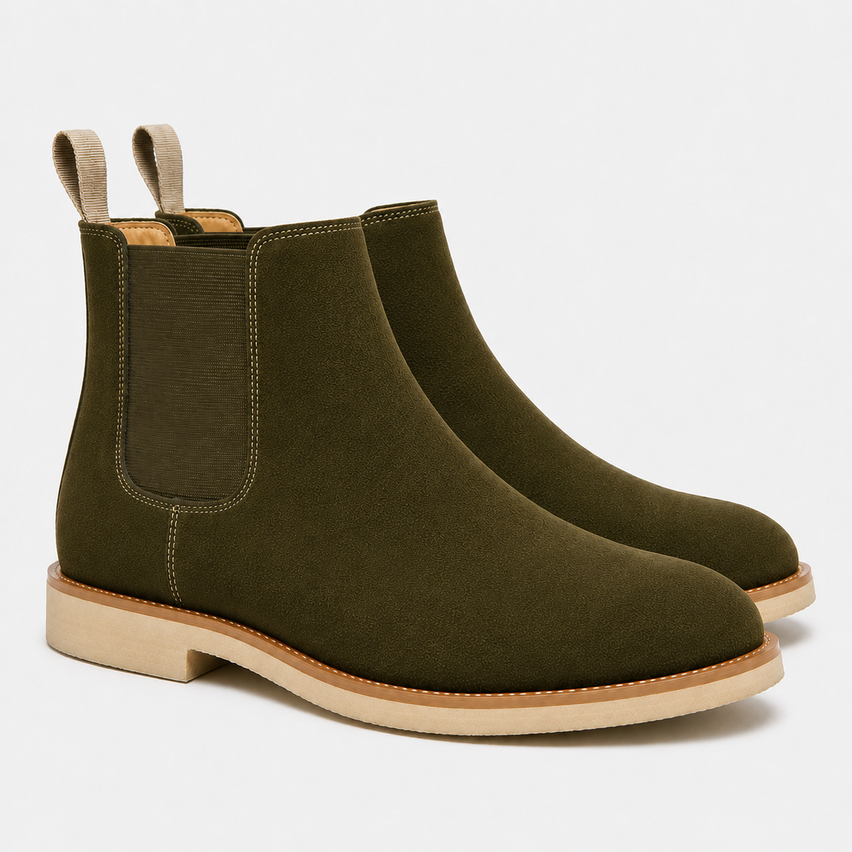 Chelsea Boots in Green