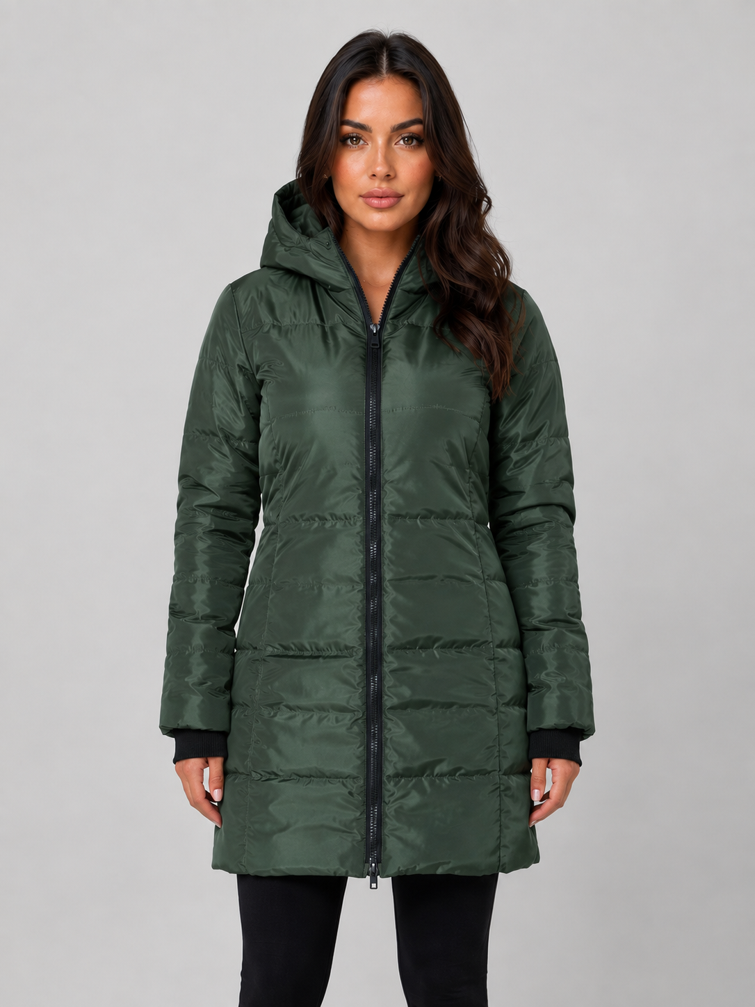 Puffer Jacket in Green