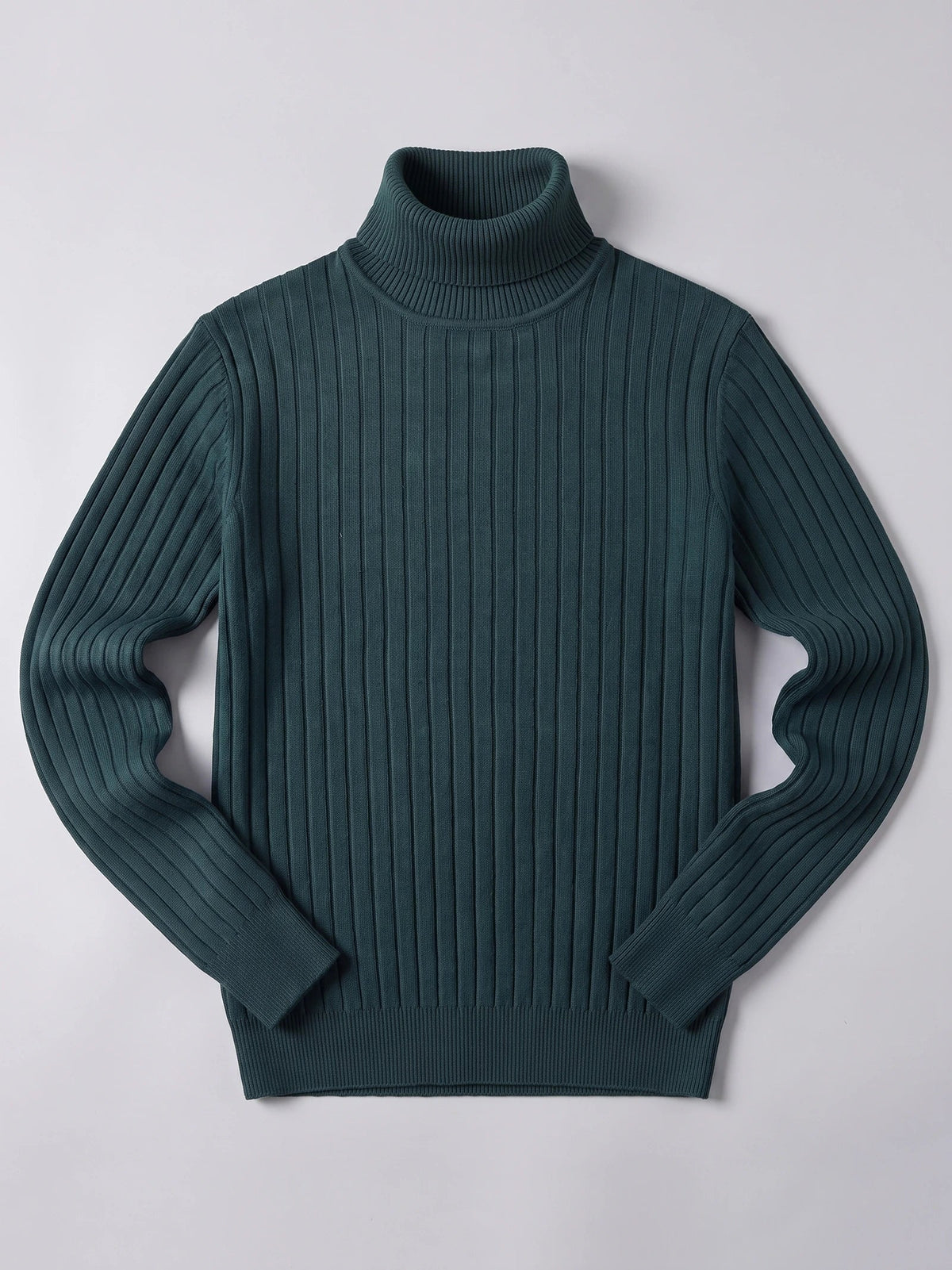 Men's Turtleneck Sweater in Green
