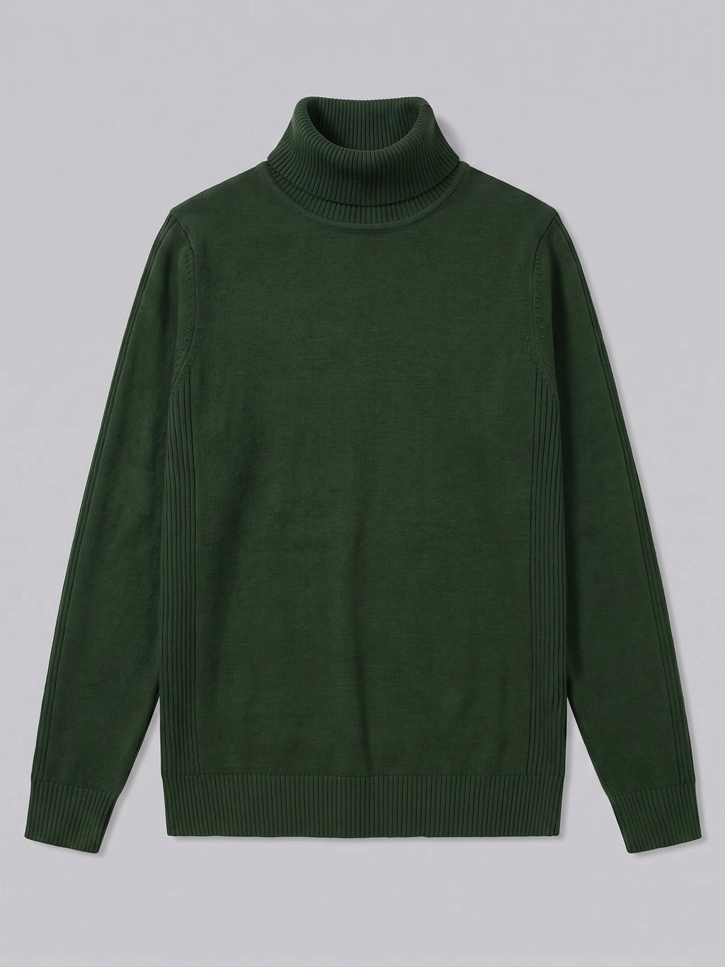 Men's Turtleneck Sweater in Green