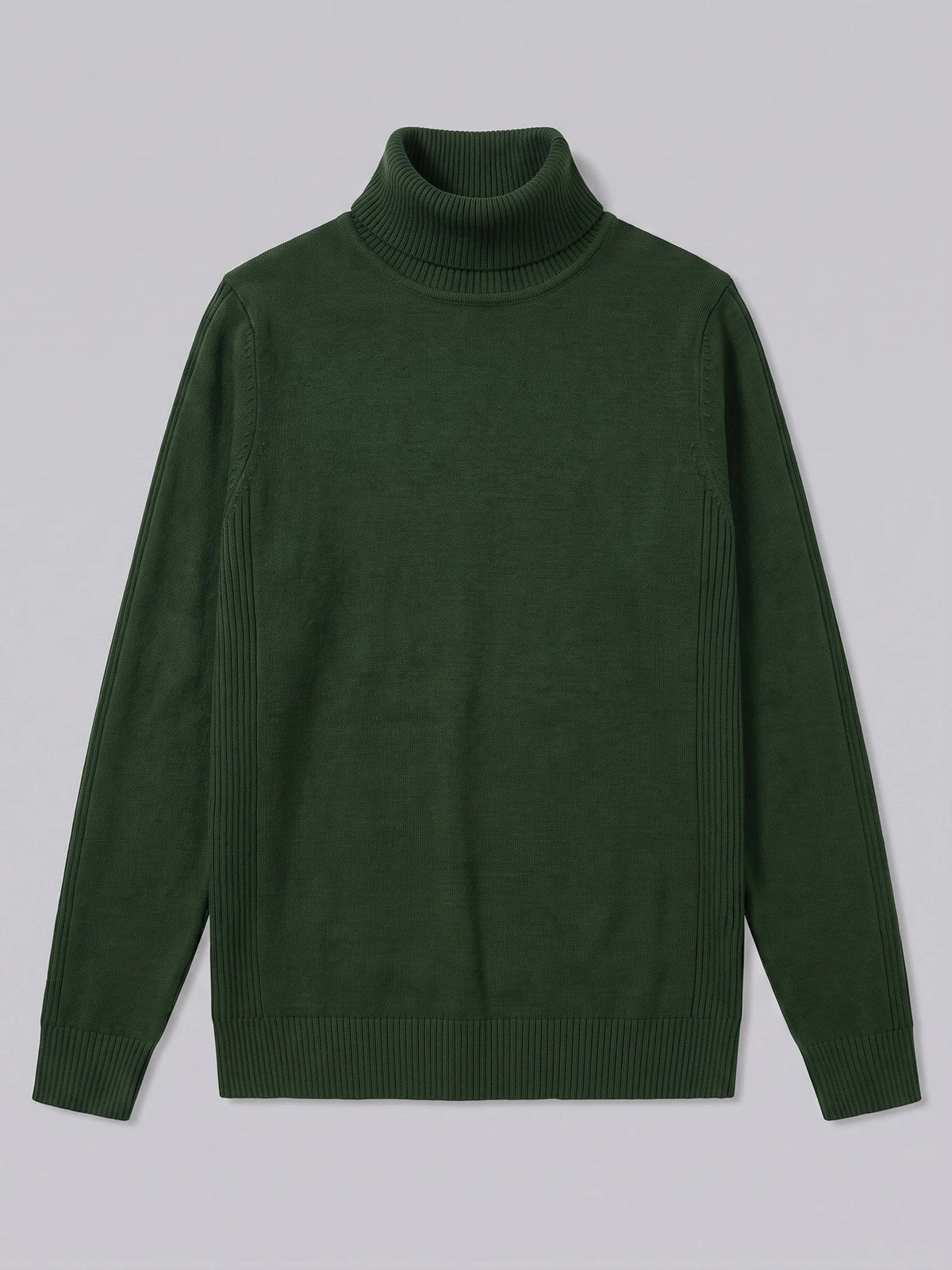 Men's Turtleneck Sweater in Green