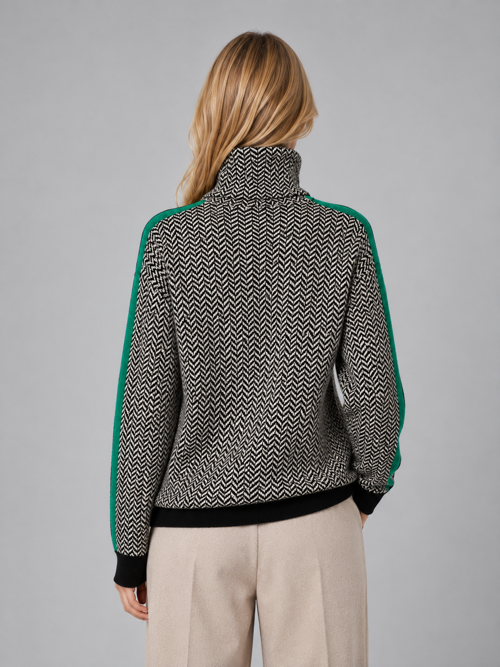 Turtleneck Sweater in Green