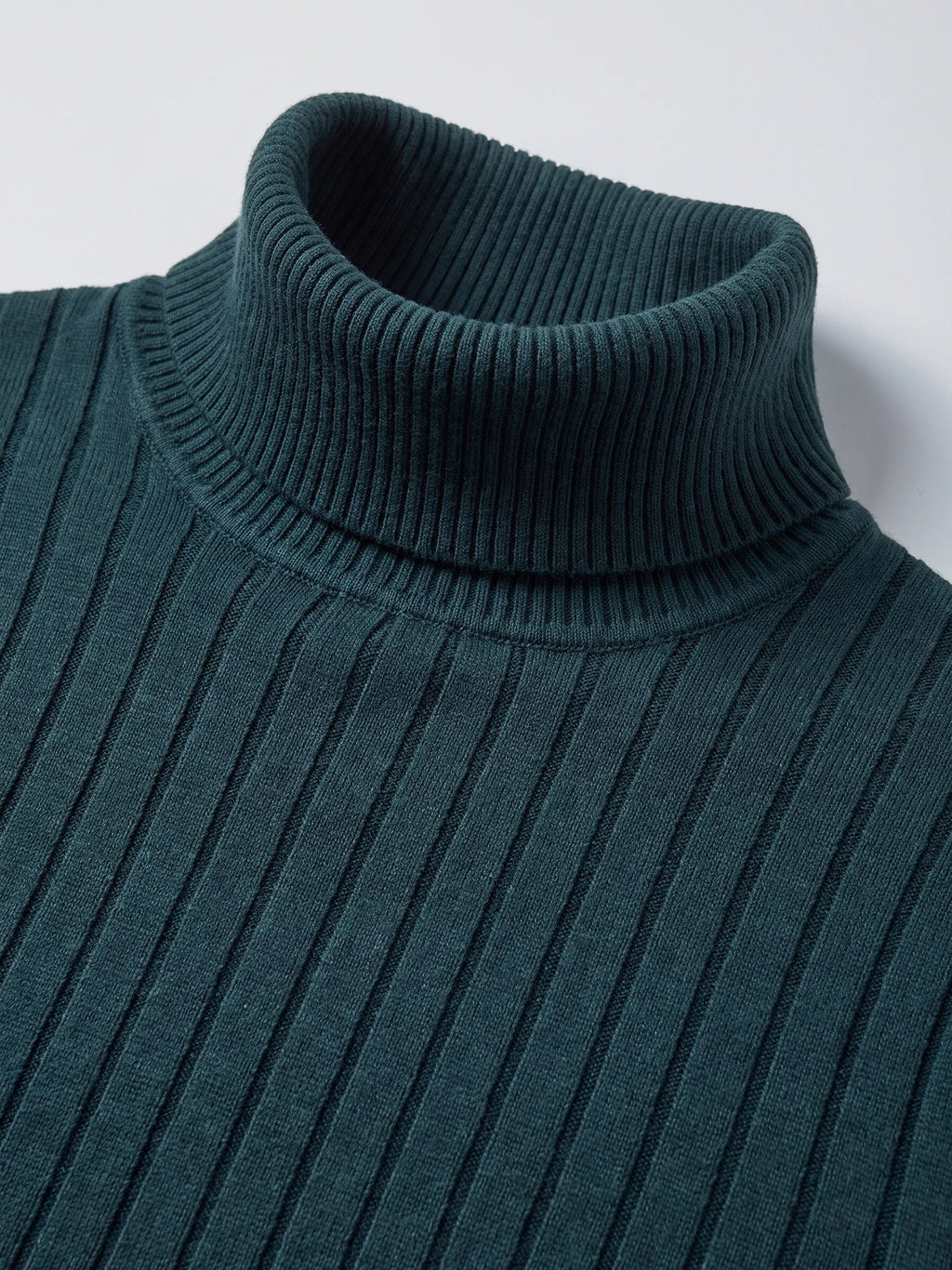 Men's Turtleneck Sweater in Green