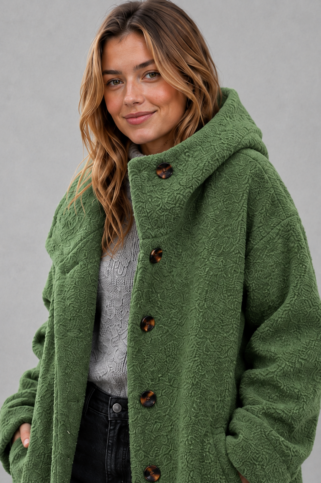 Coat in Green