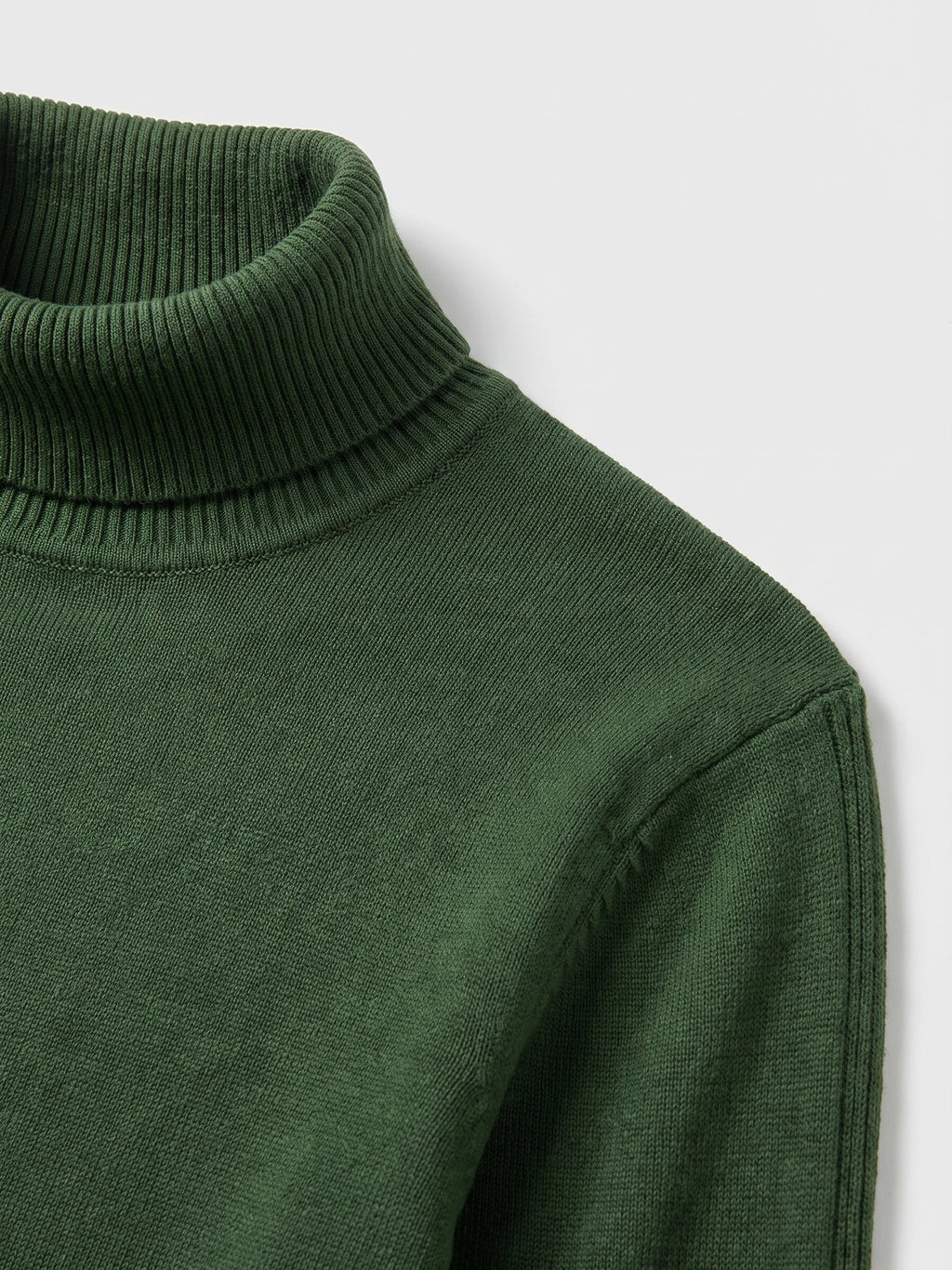 Men's Turtleneck Sweater in Green