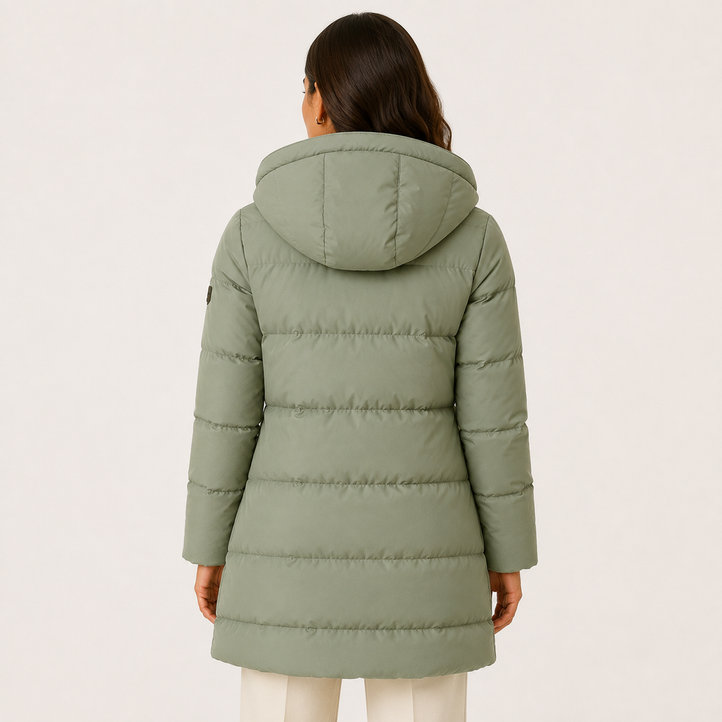 Women's Quilted Jacket in Green
