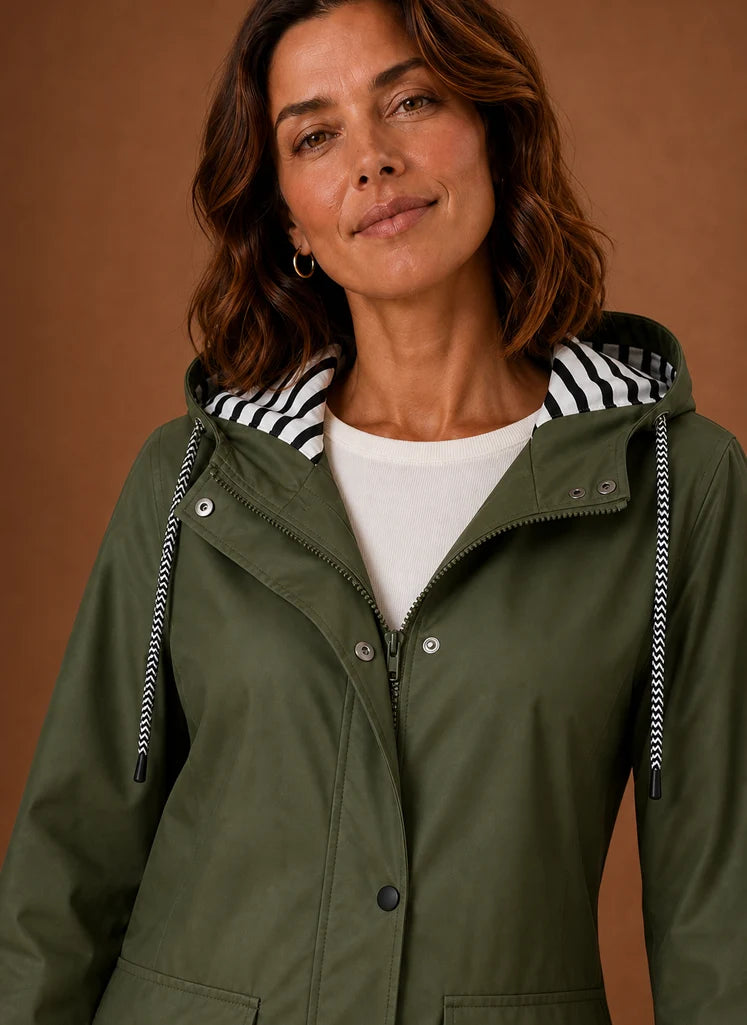 Women's Trench Coat - Hooded Fall/Winter Coat | Nero & Luya