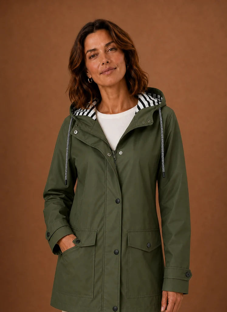 Women's Trench Coat - Hooded Fall/Winter Coat | Nero & Luya